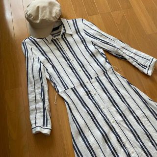 ザラ(ZARA)のZARA ワンピース　アウトレット　M 難あり　格安　安室ちゃん着用(ロングワンピース/マキシワンピース)