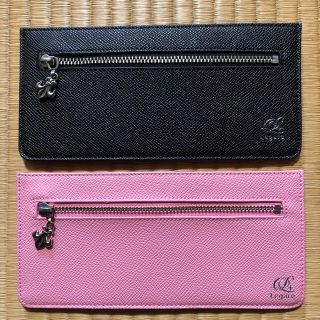 【新品】 本革 極薄のスリムウォレット(薄財布) 2セット(財布)