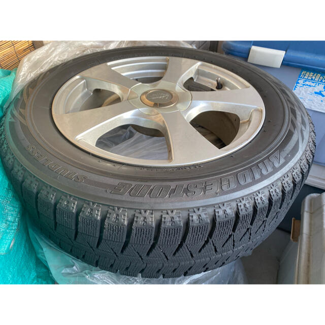 215/60R17 アルミホイールタイヤ　4本セット自動車/バイク