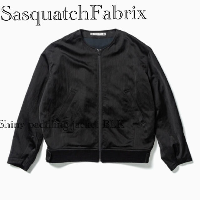 SasquatchFabrix shiny paddling jacket 黒