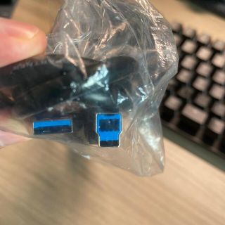 フィリップス(PHILIPS)のUSBケーブル　USB A to USB B(PC周辺機器)