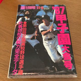 アサヒシンブンシュッパン(朝日新聞出版)の週刊朝日 1987年 甲子園大会号(趣味/スポーツ)