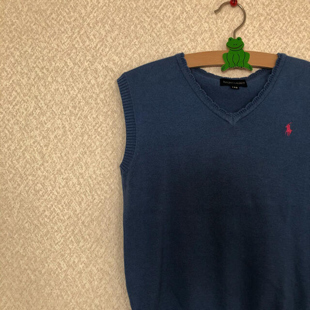 Ralph Lauren(ラルフローレン)のラルフローレン ベスト 140 キッズ/ベビー/マタニティのキッズ服女の子用(90cm~)(ニット)の商品写真