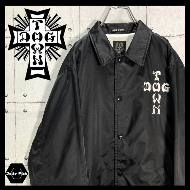 DOG TOWN - 【激レア】DOG TOWN コーチジャケット 刺繍 黒龍 JAPAN