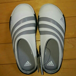 アディダス(adidas)のアディダス　トアロ2(adidas　Toalo 2)白灰黒　25.0㎝(サンダル)