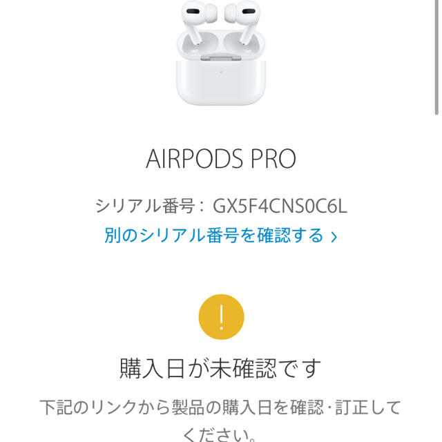 Apple(アップル)のAirpods pro Apple MWP22J/A 新品未開封　シュリンク付 スマホ/家電/カメラのオーディオ機器(ヘッドフォン/イヤフォン)の商品写真