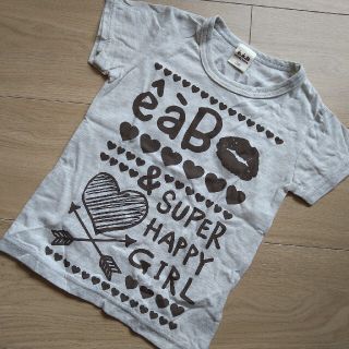 エーアーベー(e.a.B)のeab オートミール色Tシャツ100(Tシャツ/カットソー)