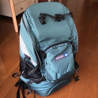 ヒート 【ミレー(MILLET)】登山バッグ65L+10レインカバー付 【超美品