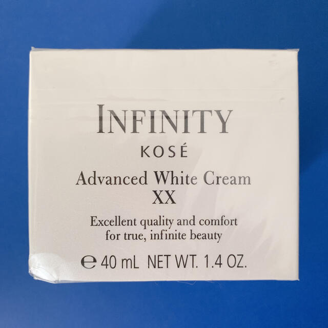 Infinity(インフィニティ)のKOSE インフィニティ アドバンスト ホワイト クリーム XX 40g 本体 コスメ/美容のスキンケア/基礎化粧品(フェイスクリーム)の商品写真