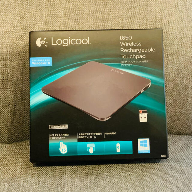 Logicool ワイヤレス　充電式　タッチパッド　T650 【未使用】