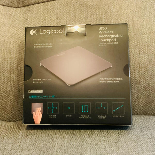 Logicool ワイヤレス　充電式　タッチパッド　T650 【未使用】