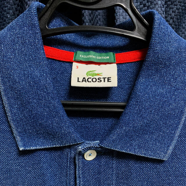 LACOSTE(ラコステ)の別注HRM×ラコステ インディゴポロシャツ3 ハリウッドランチマーケット メンズのトップス(ポロシャツ)の商品写真