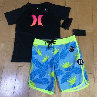 ハーレー(Hurley)のハーレー キッズ　サーフパンツ　水陸両用Tシャツ　水着(水着)