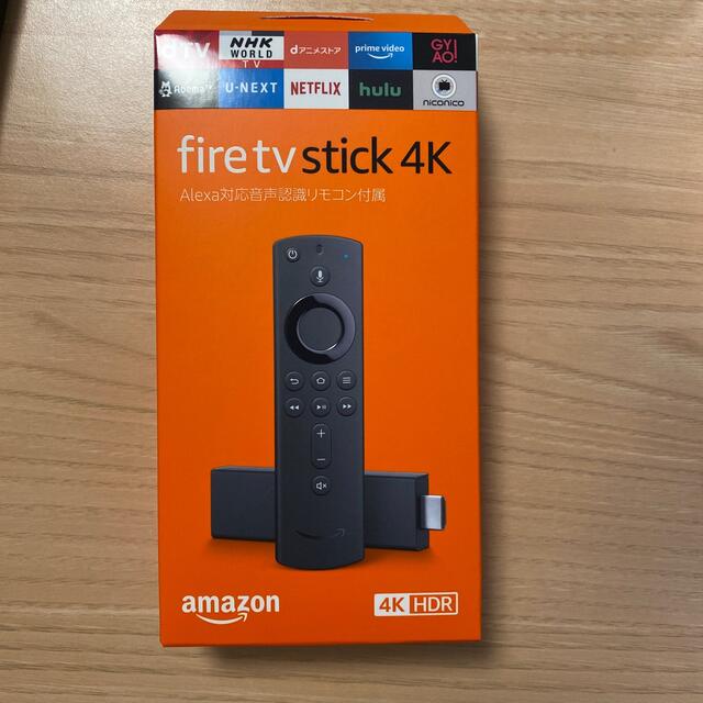 【箱付き】Amazon fire tv stick 4K  付属品完備 スマホ/家電/カメラのテレビ/映像機器(その他)の商品写真