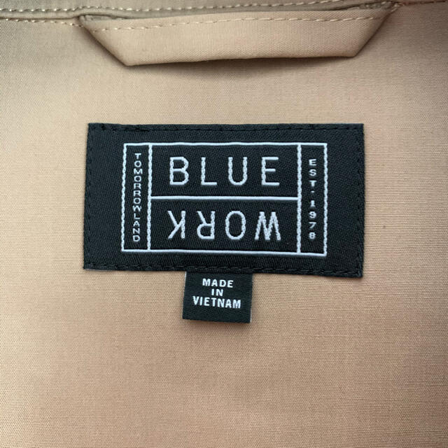 TOMORROWLAND(トゥモローランド)のTOMORROWLAND BLUE WORK ステンカラーコート メンズのジャケット/アウター(ステンカラーコート)の商品写真