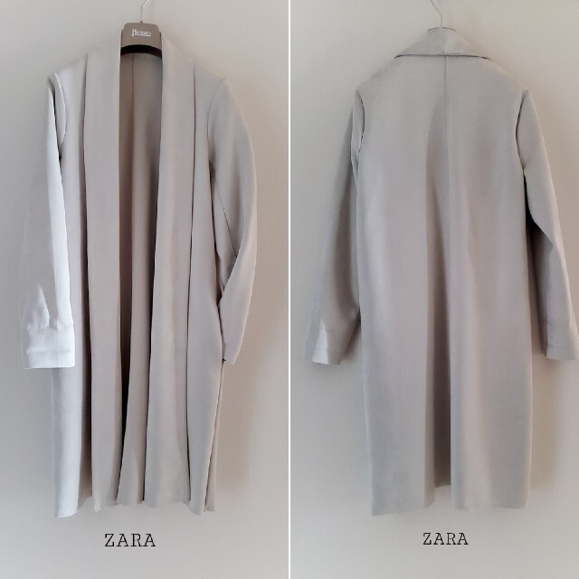 ZARA(ザラ)のZARA☆ザラ スエードタッチコート レディースのジャケット/アウター(ロングコート)の商品写真