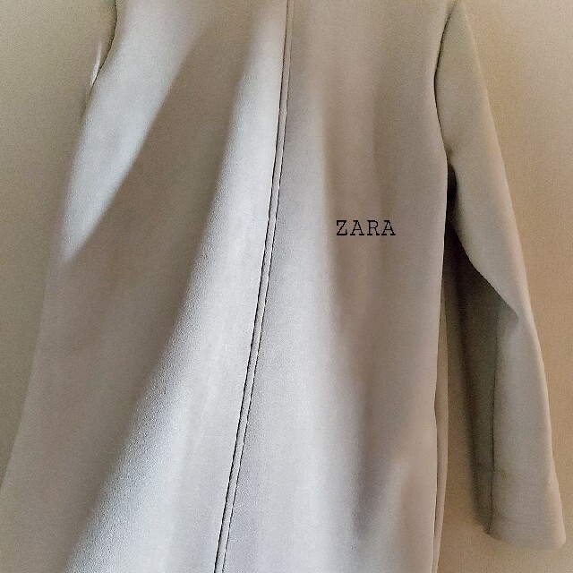 ZARA(ザラ)のZARA☆ザラ スエードタッチコート レディースのジャケット/アウター(ロングコート)の商品写真
