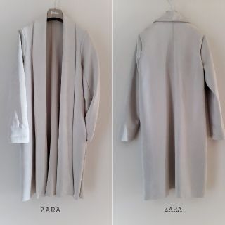 ザラ(ZARA)のZARA☆ザラ スエードタッチコート(ロングコート)