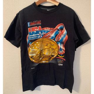 Tシャツ　バスケット　アメリカ　92バルセロナオリンピック(Tシャツ/カットソー(半袖/袖なし))