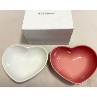 ルクルーゼ(LE CREUSET)のル・クルーゼ　ハートディッシュ2枚入り(食器)