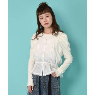 ダブルクローゼット(w closet)のw closet コットンレースノースリーブ　ビスチェ(キャミソール)