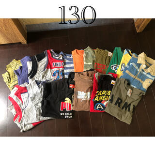 ユニクロ(UNIQLO)の子供服　まとめ売り　130 男の子(Tシャツ/カットソー)
