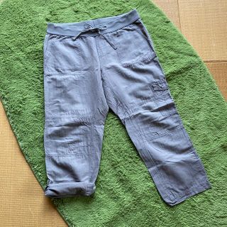 ギャップ(GAP)のGap グレー　リネンパンツ　L(カジュアルパンツ)