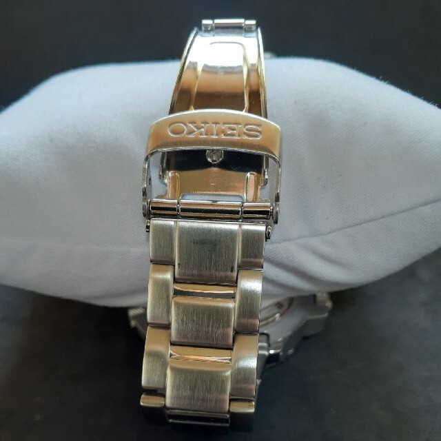 SEIKO(セイコー)のセイコー5 スポーツ ブラック アトラス 自動巻き メンズの時計(腕時計(アナログ))の商品写真