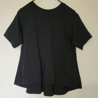 レイビームス(Ray BEAMS)のRay BEAMS　AラインデザインTシャツブラック(Tシャツ(半袖/袖なし))