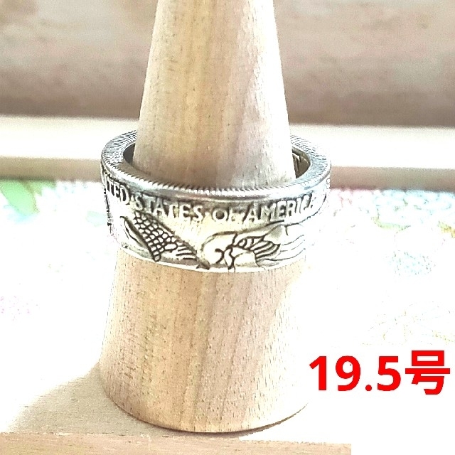 シルバーリング 指輪 19.5号 スターリングシルバー USA メンズのアクセサリー(リング(指輪))の商品写真
