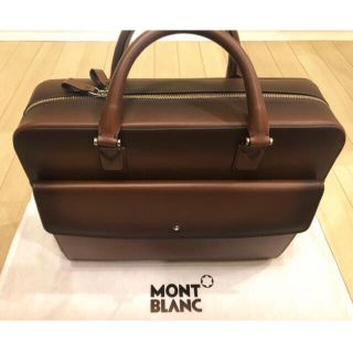 モンブラン(MONTBLANC)のシロウト様専用☆新品未使用☆MONTBLANCビジネスレザーバック(ビジネスバッグ)