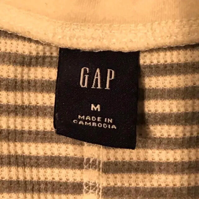 GAP(ギャップ)のGAP  7分袖ボーダーTシャツ メンズのトップス(Tシャツ/カットソー(七分/長袖))の商品写真