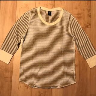 ギャップ(GAP)のGAP  7分袖ボーダーTシャツ(Tシャツ/カットソー(七分/長袖))