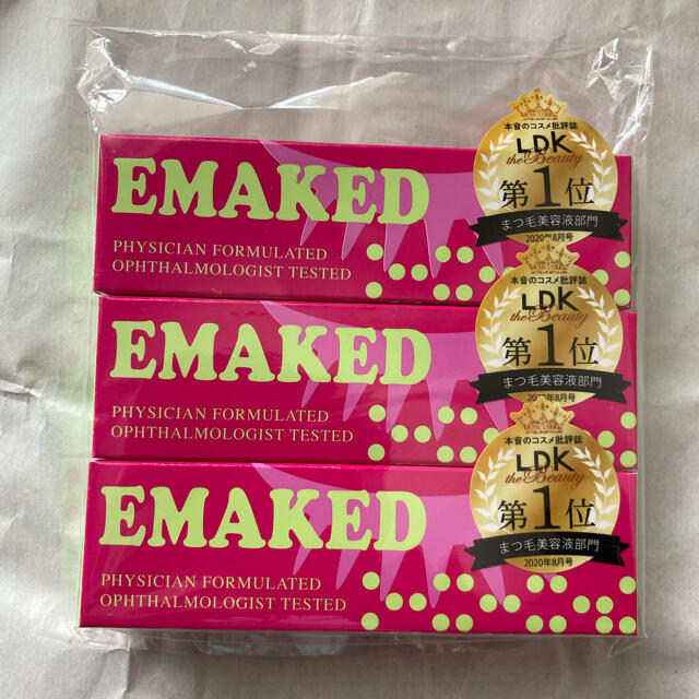 超安値実現】 EMAKED エマーキッド(エマーキット) まつげ美容液 ３本