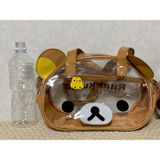 リラックマ  水泳バック+クリアポーチ キッズ/ベビー/マタニティのこども用バッグ(その他)の商品写真