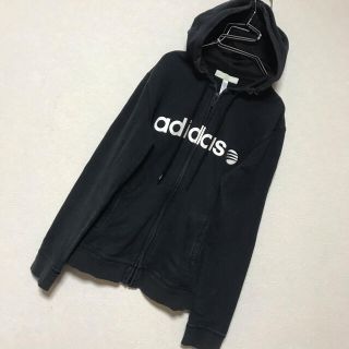 アディダス(adidas)のレディース　adidas NEO ビッグロゴ フルジップ パーカー　L(パーカー)