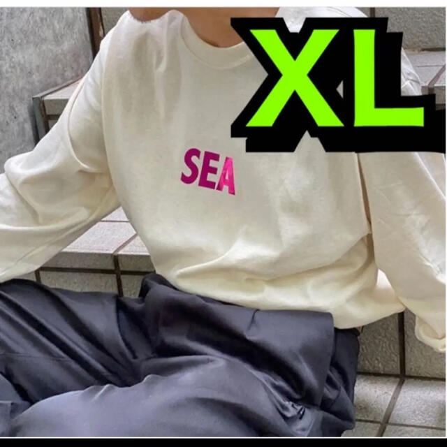 wind and sea ロンＴ アイボリー XL