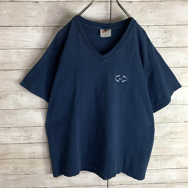 90s ナイキ NIKE 半袖 Tシャツ 刺繍ロゴ アメリカ製 白タグ 1