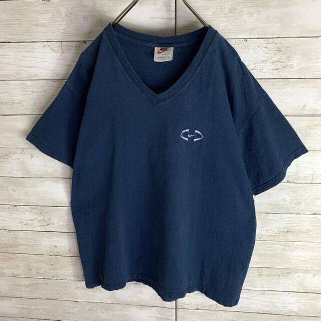 90s ナイキ NIKE 半袖 Tシャツ 刺繍ロゴ アメリカ製 白タグ 5