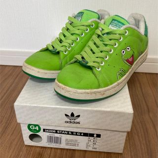 アディダス(adidas)のadidas STAN SMITH◆カーミット・ザ・フロッグ 緑の訳有り商品です(スニーカー)