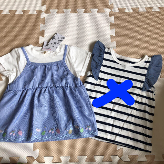 西松屋(ニシマツヤ)の専用☆新品タグ付き　フルーツトップス  キッズ/ベビー/マタニティのキッズ服女の子用(90cm~)(Tシャツ/カットソー)の商品写真