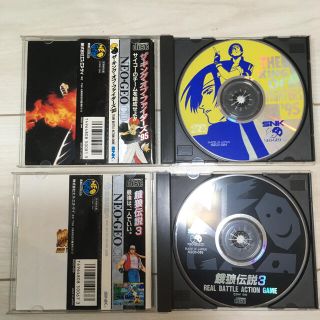 ネオジオ(NEOGEO)のネオジオCD ソフト　2本セット(家庭用ゲームソフト)