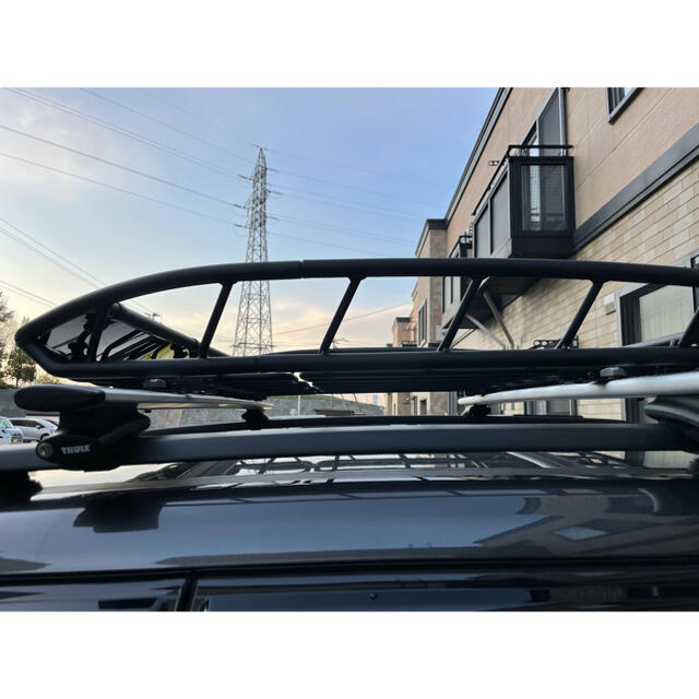 THULE ロック式ルーフラックルーフバスケット(jeepロゴ付き)