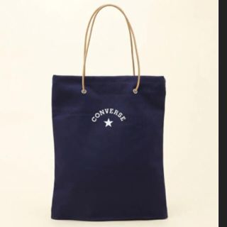 コンバース(CONVERSE)のCONVERSE☆ CANVAS LEATHERCORD TOTE BAG(トートバッグ)