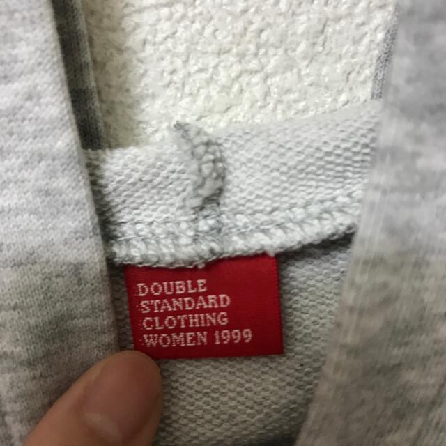 DOUBLE STANDARD CLOTHING(ダブルスタンダードクロージング)の100%コットン　パーカー レディースのトップス(パーカー)の商品写真