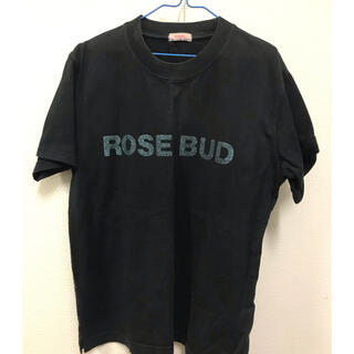 ローズバッド(ROSE BUD)のTシャツ　黒　ローズバッド(Tシャツ(半袖/袖なし))