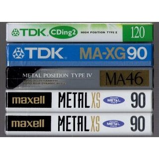 ティーディーケイ(TDK)のおまけ付き　メタル カセットテープ 新品未開封 最高峰TDK MA-XG90 (その他)