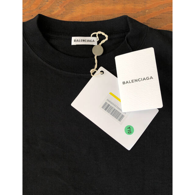 早い者勝ち！本物・正規品　新品タグ付　Balenciaga Tシャツ　ロゴ　背面