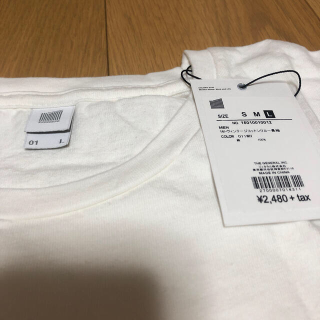 【新品】コロニー　ロングTシャツ メンズのトップス(Tシャツ/カットソー(七分/長袖))の商品写真