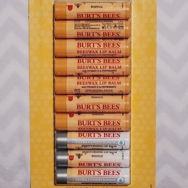 BURT'S BEES(バーツビーズ)の【レア 激安】BURT'S BEES リップ 10本セット コスメ/美容のスキンケア/基礎化粧品(リップケア/リップクリーム)の商品写真